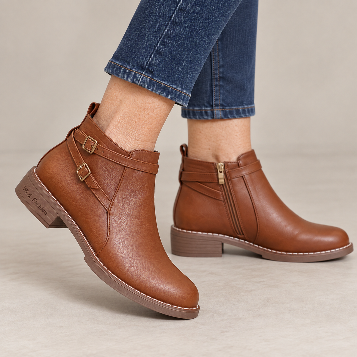 Chloe | Leather Ankle Boots