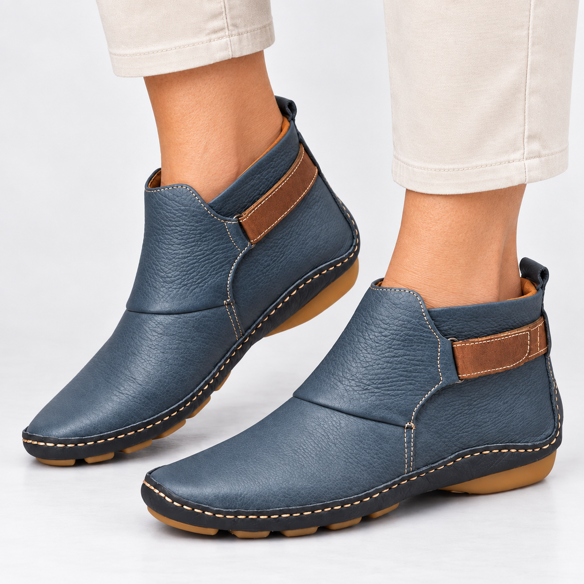 Maddy | Comfy Leather Ankle Boots