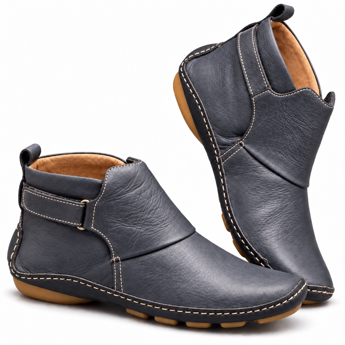 Maddy | Comfy Leather Ankle Boots