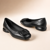 Opium Leather Flats