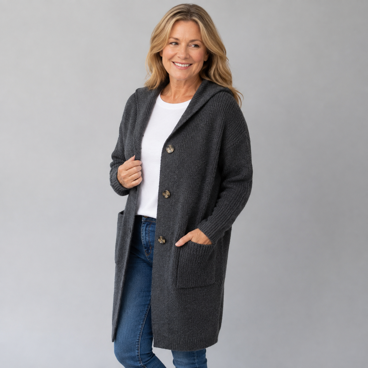 Comfy Long Knit Cardigan