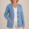 Sarah | Women's Long Sleeve Button Down Knit Cardigan