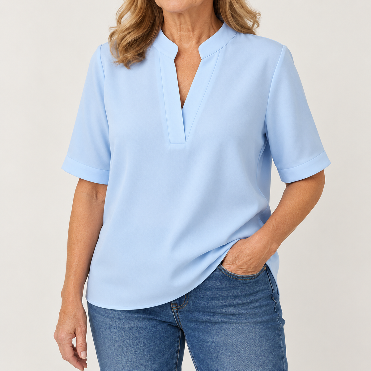 Margot Chic V-Neck Blouse