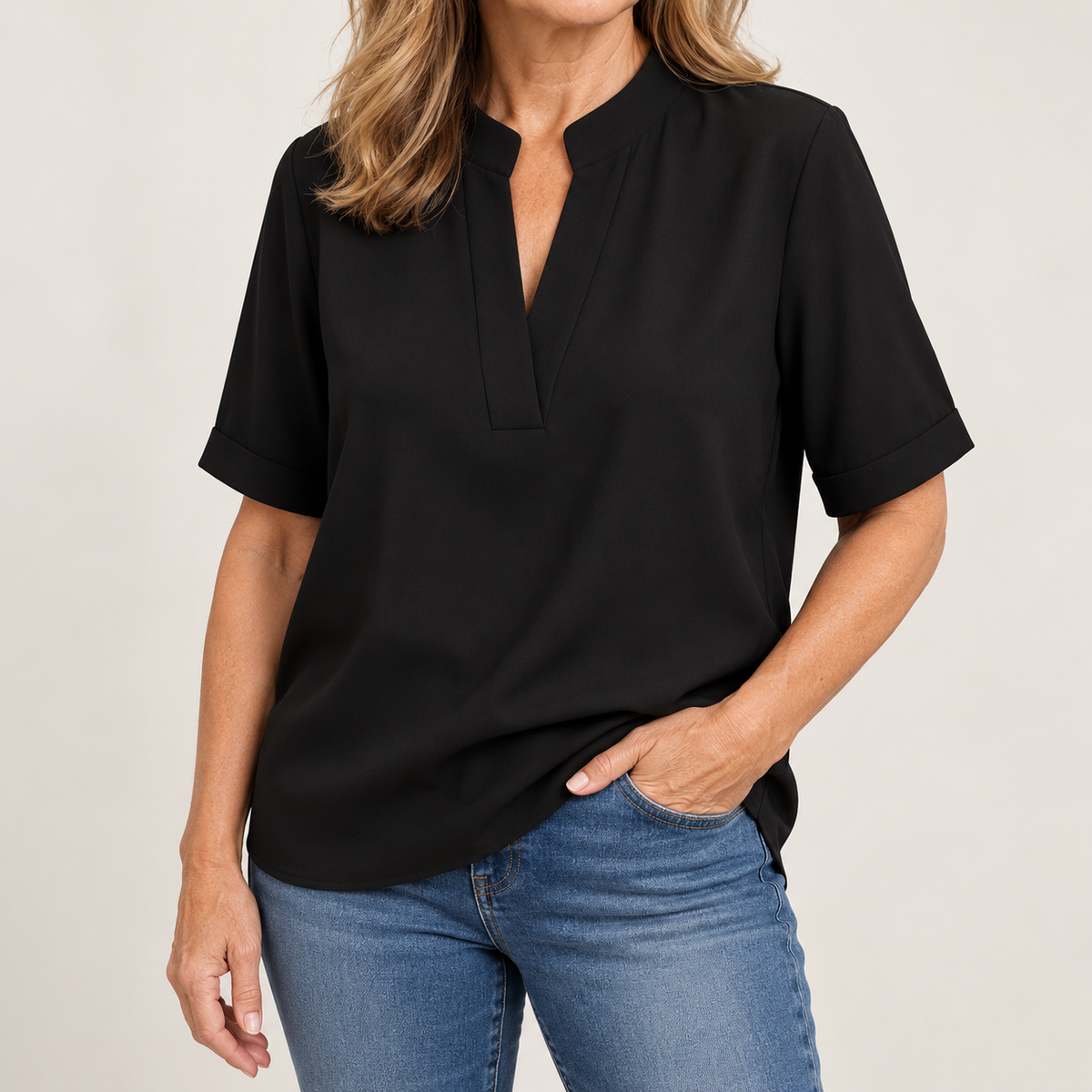 Margot Chic V-Neck Blouse