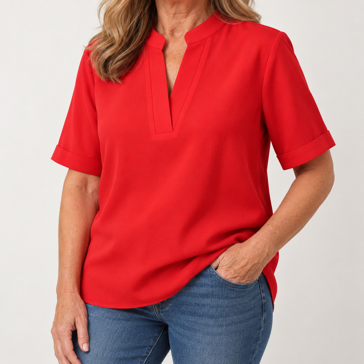 Margot Chic V-Neck Blouse