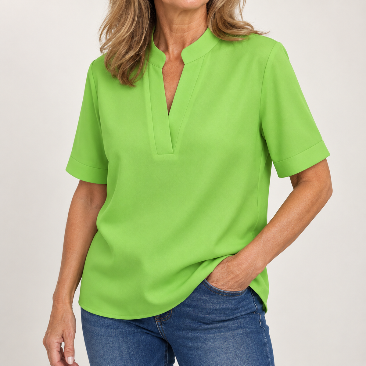 Margot Chic V-Neck Blouse