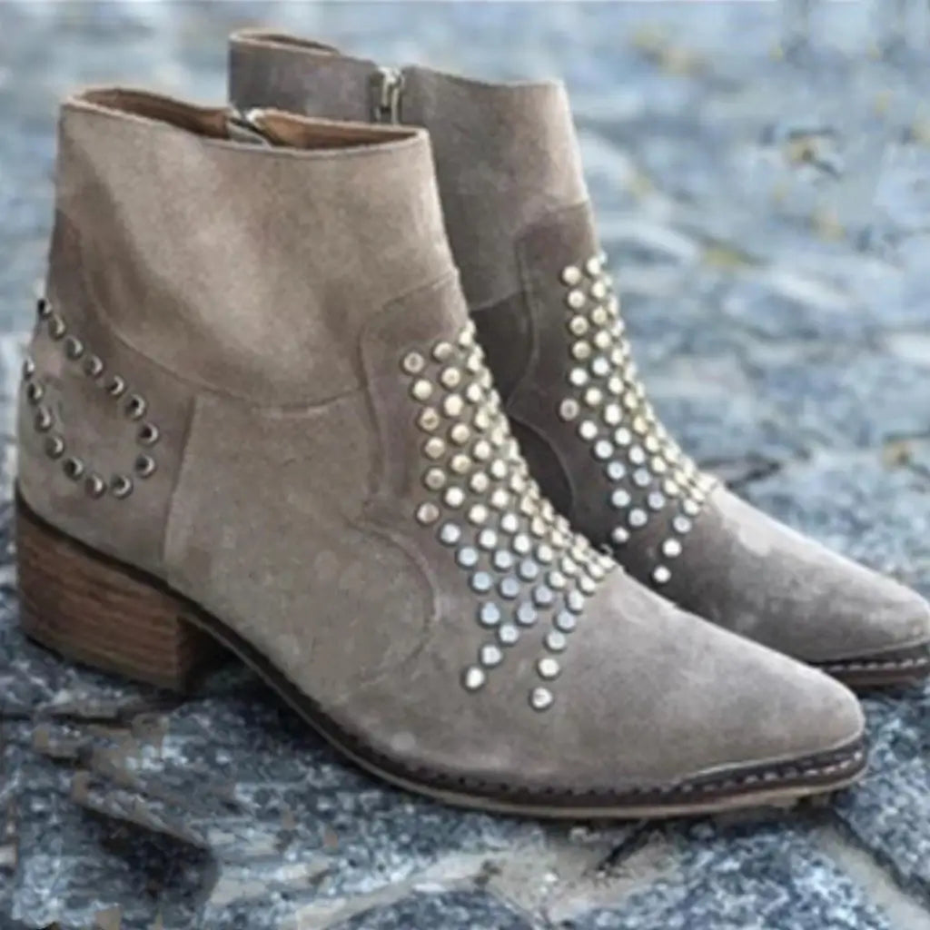 Mable | Studded Ankle Boots