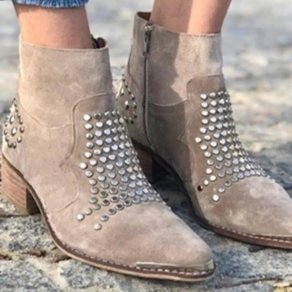 Mable | Studded Ankle Boots
