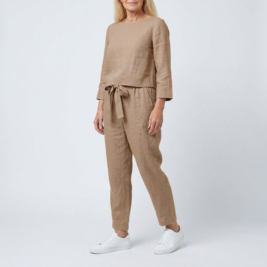 Celestine | Cotton Linen Monochrome Set