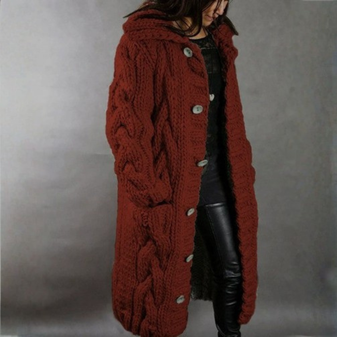 Karlene Elegant Knitted Coat