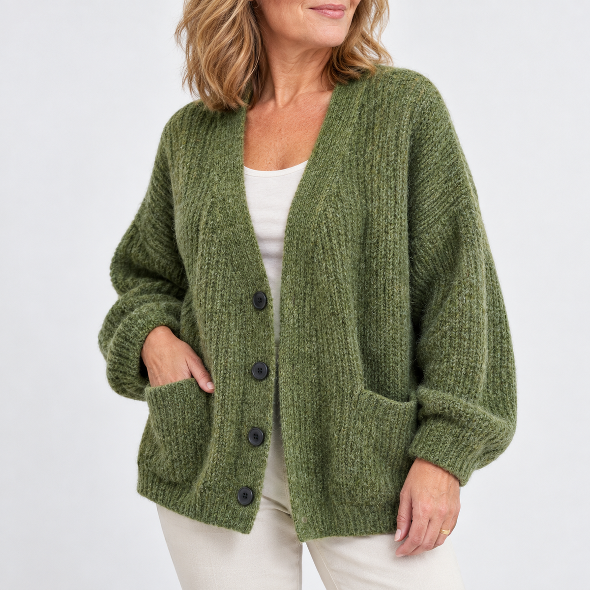 Sofia | Relaxed V-Neck Cardigan