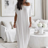 Oversized Off-Shoulder Casual Dress