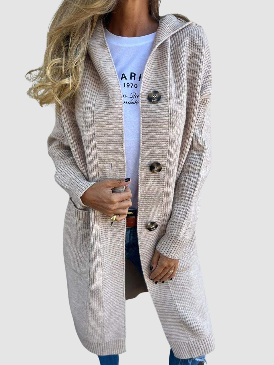 Lois Cozy knitted cardigan