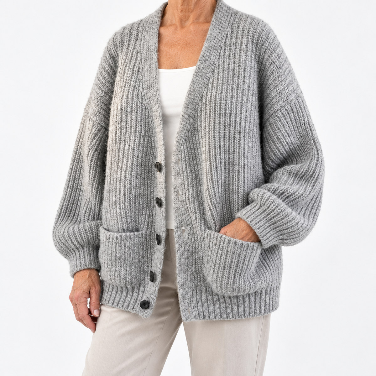 Sofia | Relaxed V-Neck Cardigan
