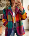 Comfy Oversized Plaid Coat