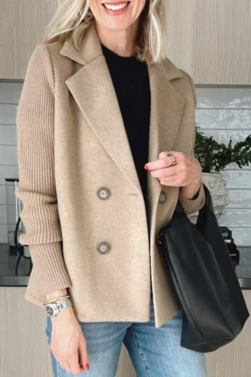 Kristiana Elegant Knitted Blazer