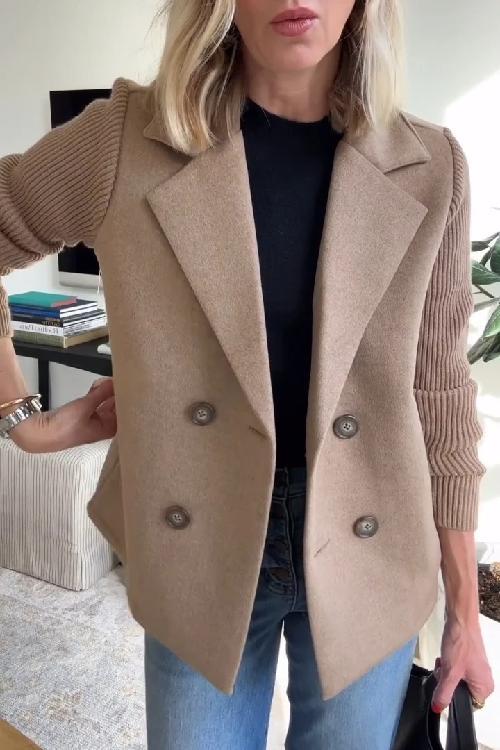 Kristiana Elegant Knitted Blazer