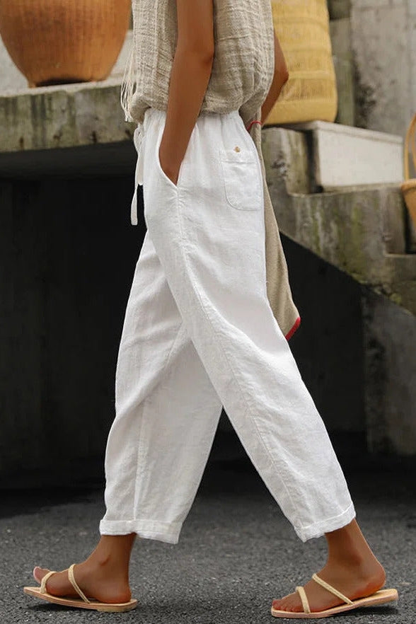 Sashes Loose Pants