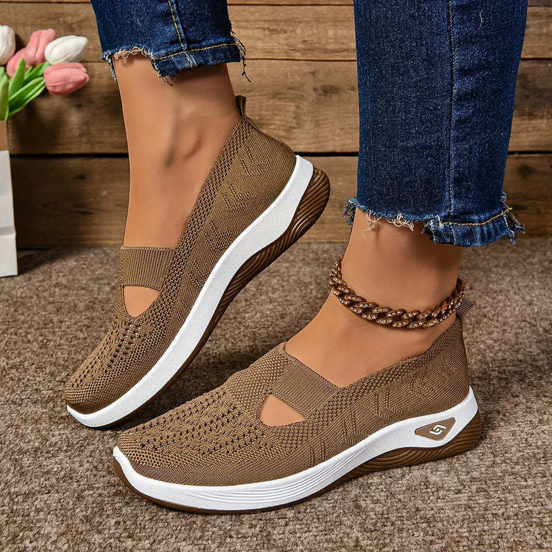 Women's Comfy Cut-Out Sneakers