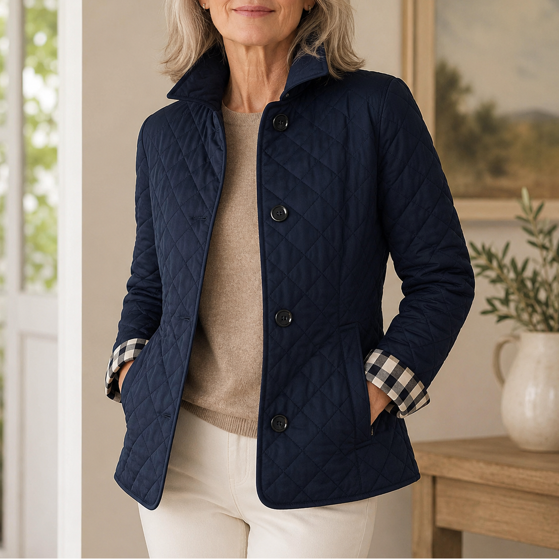 Sandra | Quilted Mid-Season Jacket